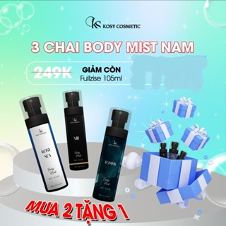 Bodymist Nam Toàn Thân Lưu Hương 6 Giờ - Nước Hoa Hẹn Hò BODYMISS 105ml