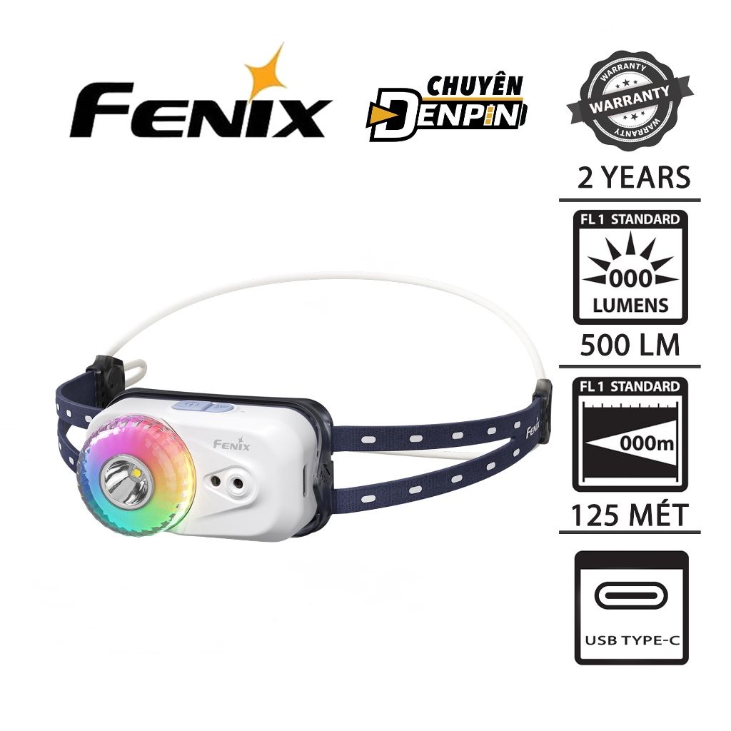 Đèn pin đội đầu Fenix Hl17R - Siêu nhẹ và đa năng.