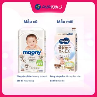 Tã quần Moony Dịu nhẹ size M 46 miếng (5 - 10 kg) - Giao bao bì ngẫu nhiên
