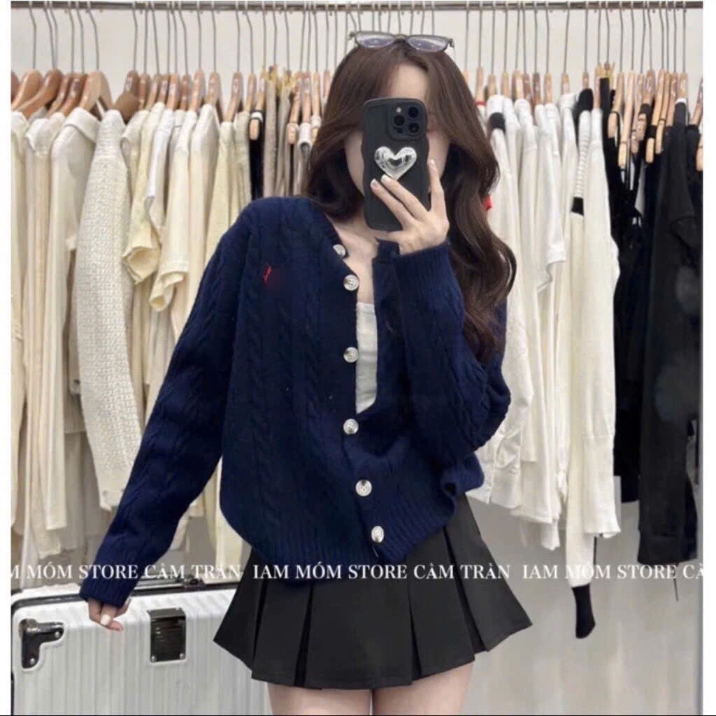 Áo Cadigan Dáng Dài, Áo Khoác Len From Ôm Bigsz Phong Cách Cá Tính Phối Thêu Ngựa Ngực Dễ Phối Đồ Hàng Qccc Loại 1 Tongk | BigBuy360 - bigbuy360.vn
