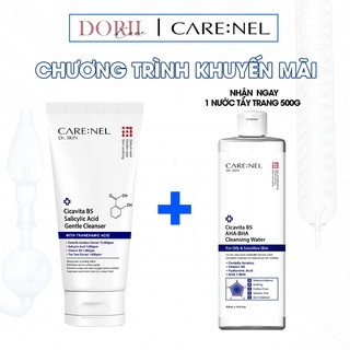  Care:Nel Sữa Rửa Mặt Vitamin B5 Rau Má Sạch Sâu pH5.5 Cicavita B5 Salicylic Acid Gentle Cleanser 150ml tặng tẩy trang 
