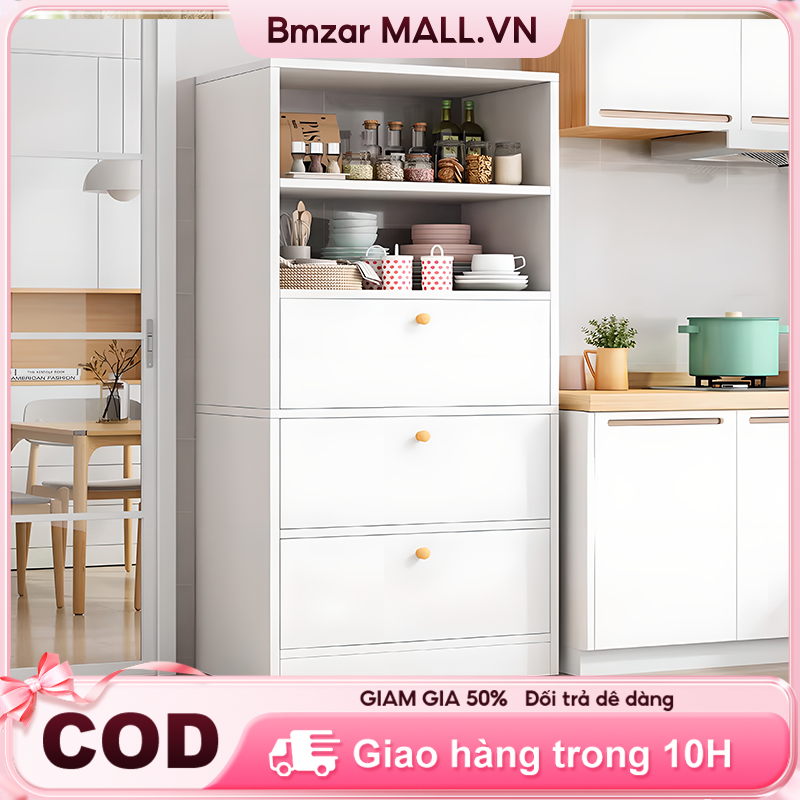 BMZAR Tủ Kệ Đứng Nhiều Ngăn + Ngăn Kéo Tủ Đựng Đồ Đa Năng Tối Ưu Không Gian Nhà | BigBuy360 - bigbuy360.vn
