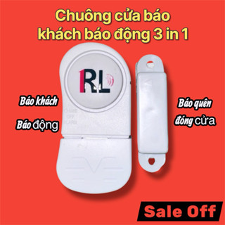 (Free Ship) Chuông báo động chống trộm báo khách gắn cửa RL 3 trong 1
