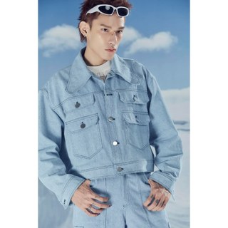 Áo khoác denim jacket Cao Stu