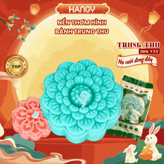 [QUÀ TẶNG HƯƠNG NGẪU NHIÊN] Nến Thơm Hình Bánh Trung Thu Sáp Đậu Nành Không Khói Quà tặng HANGY