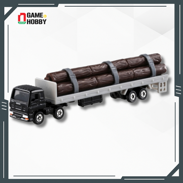 MÔ HÌNH XE TOMICA LONG NO. 125 ISUZU GIGA WOOD TRANSPORTER CHÍNH HÃNG TAKARA TOMMY