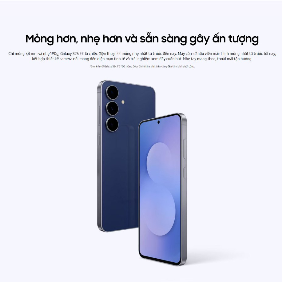 Điện Thoại Samsung Galaxy S25 FE 8GB 128GB Chính Hãng | BigBuy360 - bigbuy360.vn