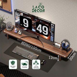 Kệ Kê Màn Hình Đa Năng, Thương hiệu LACO DECOR - Nâng Màn Hình - Gọn Gàng Góc Làm Việc