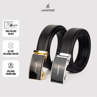  Thắt Lưng Nam Hợp Kim Cao Cấp Thiết kế Trượt Hiện Đại Chính Hãng LAVATINO -  MT11 