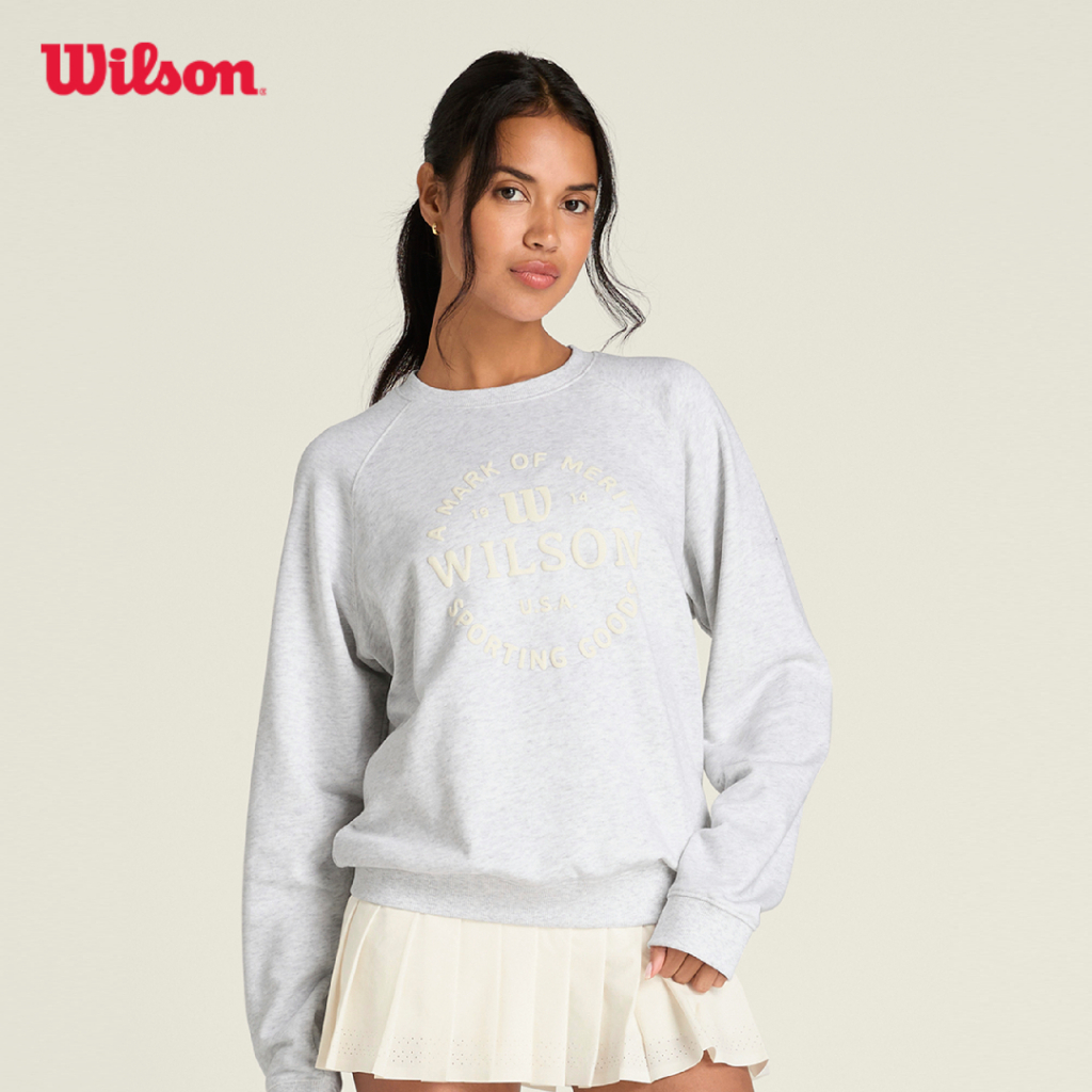 Wilson Classic Crew Áo Nỉ Thể Thao Nữ WW00562531