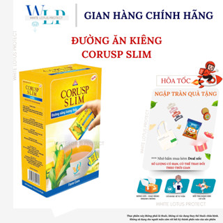 [HCM]  Đường Bắp Corusp Slim Đường Ăn Kiêng (Hộp 50 gói)
