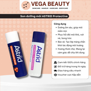 [LƯU Ý MÔ TẢ] Son dưỡng môi ASTRID Protective & Regenerating 4.7g từ mỡ hươu giúp môi căng mọng mịn mượt tức thì