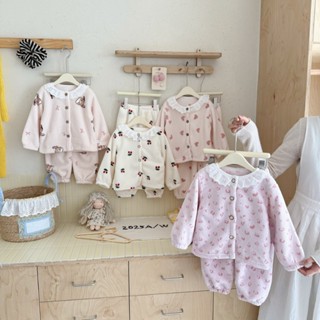  Bộ quần áo bé gái thu đông nỉ bông mềm dễ thương dày ấm đủ size 8-45kg 