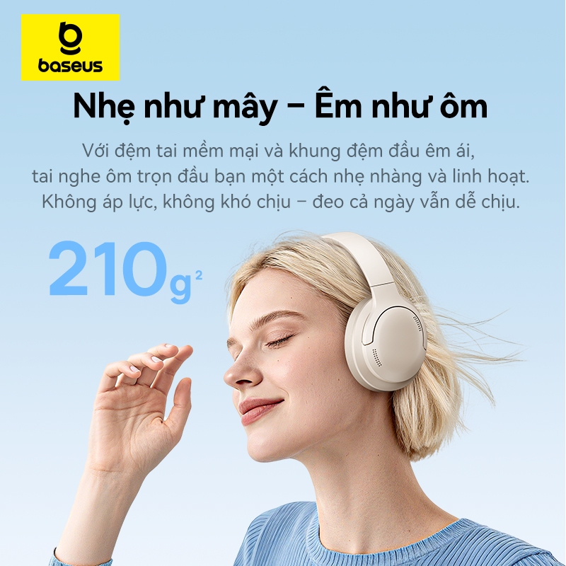 Tai Nghe Baseus Bass BH1 Lite Bluetooth 6.0 App Thông Minh Chống Ồn ENC Chơi Nhạc 80 Giờ | BigBuy360 - bigbuy360.vn