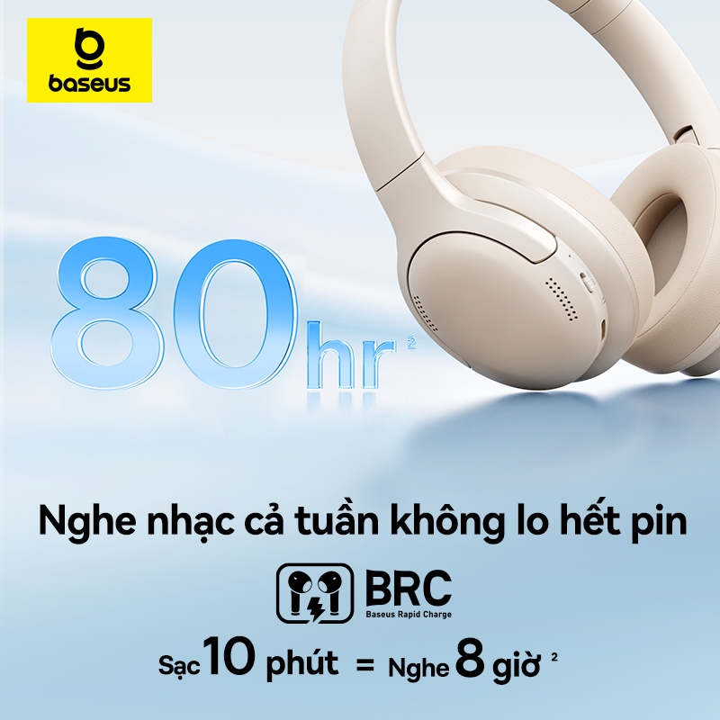 Tai Nghe Baseus Bass BH1 Lite Bluetooth 6.0 App Thông Minh Chống Ồn ENC Chơi Nhạc 80 Giờ | BigBuy360 - bigbuy360.vn