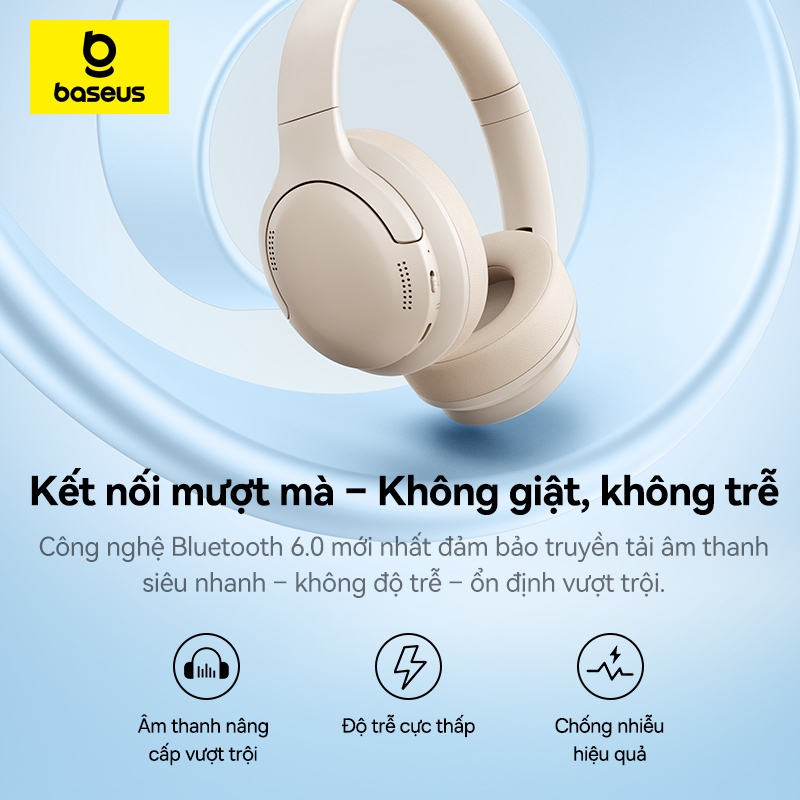 Tai Nghe Baseus Bass BH1 Lite Bluetooth 6.0 App Thông Minh Chống Ồn ENC Chơi Nhạc 80 Giờ | BigBuy360 - bigbuy360.vn