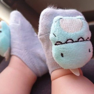 Tất vớ thú hình nổi 3D AKO len lông xù đáng yêu cho bé sơ sinh trai gái đến 18 tháng