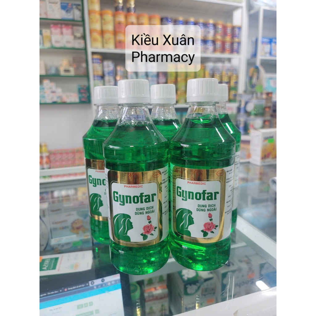 Dung Dịch Dùng Ngoài Gynofar chai 500ml - Pharmedic