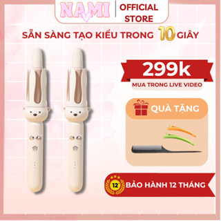 Máy uốn tóc xoăn tự động chất liệu gốm sứ đường kính uốn 28mm