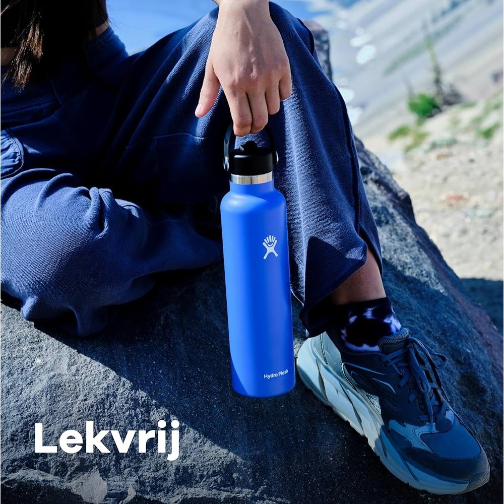 Bình giữ nhiệt Hydro Flask 621 ml Standard Flex Straw Cap 21 oz có nắp ống hút tiện lợi, chính hãng | BigBuy360 - bigbuy360.vn