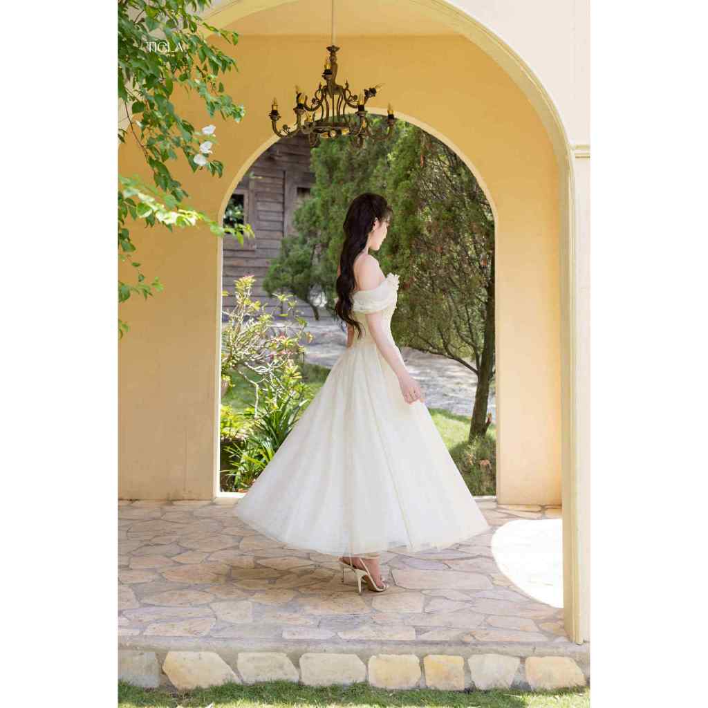 TIELA Đầm váy dài kết hoa-Lilla Dress | BigBuy360 - bigbuy360.vn