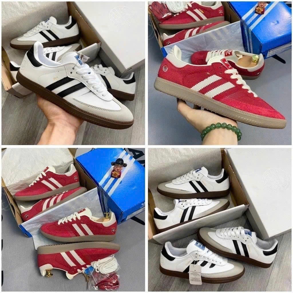 Giày Thể Thao Sa.mbaa Đỏ Quảng Châu Nam Nữ,Giày_Samb,a Thể Thao Nam Nữ Full 36-43