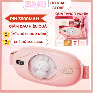  Máy massage chườm ấm giảm đau bụng kinh nguyệt làm ấm bụng tử cung cho phụ nữ quà tặng bạn nữ  Bảo hành 12 tháng  