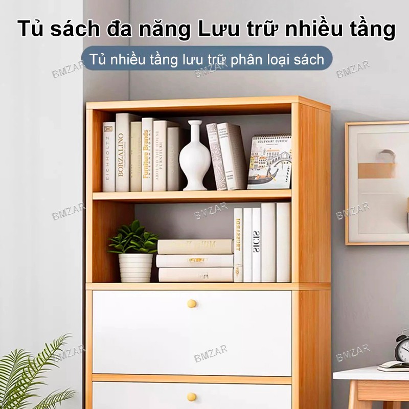 BMZAR Tủ Kệ Đứng Nhiều Ngăn + Ngăn Kéo Tủ Đựng Đồ Đa Năng Tối Ưu Không Gian Nhà | BigBuy360 - bigbuy360.vn