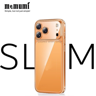 Ốp lưng Memumi trong Siêu mỏng bảo vệ camera cho IPhone 17 Pro Max / 16 Air / 15 Plus /14 /13  . Super Slim Clear Case