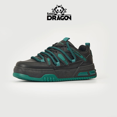 Giày thể thao sneaker nam nữ Unisex F1 Enter Rainbow Black green