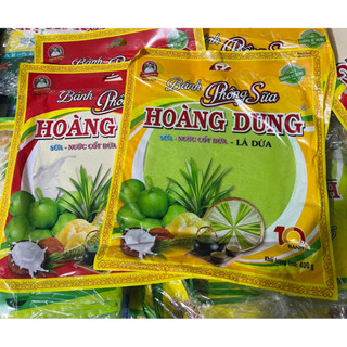   Giá sỉ  5 túi Bánh phồng sữa - nước cốt dừa Hoàng Dung - Loại 400g 