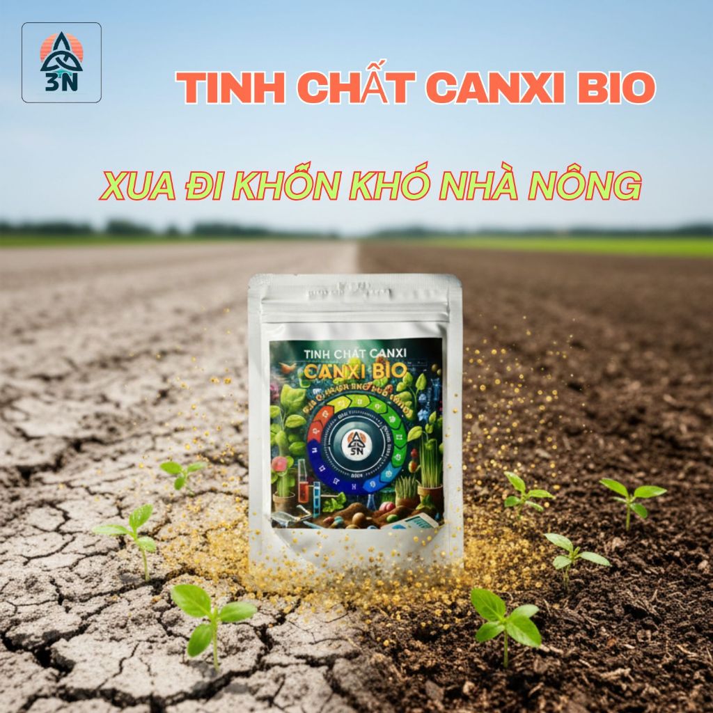 Tinh Chất Canxi Bio 250g & Gekko 20SC - Cải Tạo Đất, Hạ Phèn, Tăng Độ Mùn, Giúp Cây Khỏe Mạnh