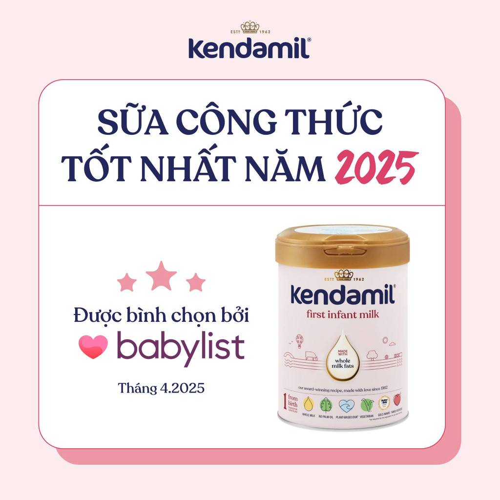 Sữa bột Kendamil Classic số 1/2/3 lon 900g giàu dinh dưỡng giúp tăng cân và chiều cao cho trẻ