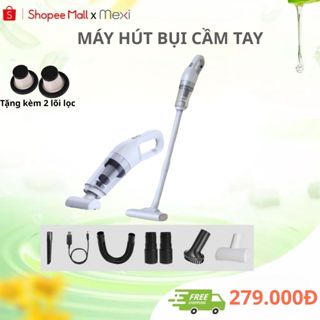 Máy hút bụi cầm tay Mexi không dây hút bụi sàn nhà, ô tô, giường đệm lực hút 20.000 pa
