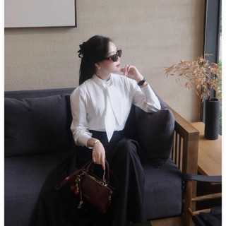Áo sơ mi cổ nơ