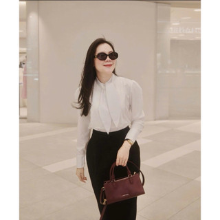 Áo sơ mi cổ nơ