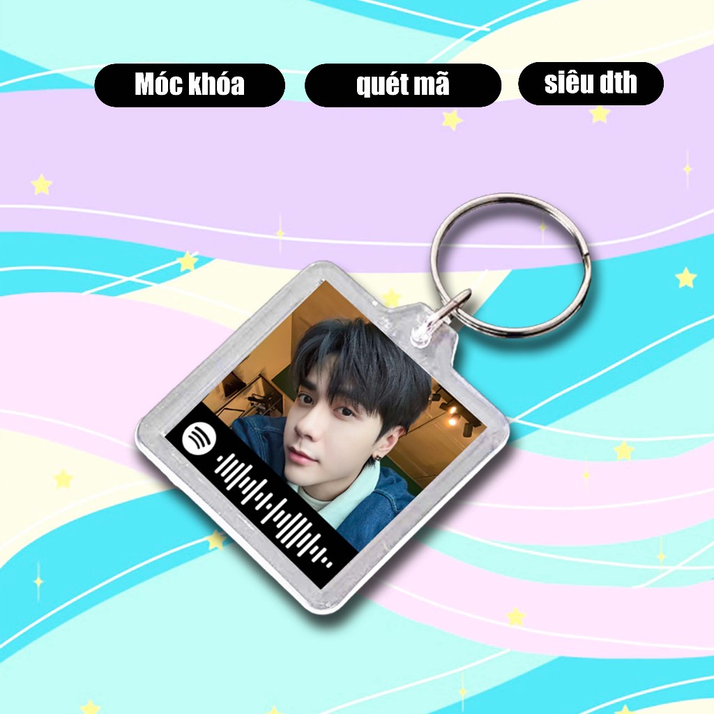 Móc khóa mica nhét ảnh - ATSH quét âm nhạc - Quang Hùng - hieuthuhai - Captain Boy - Dương Domic - R