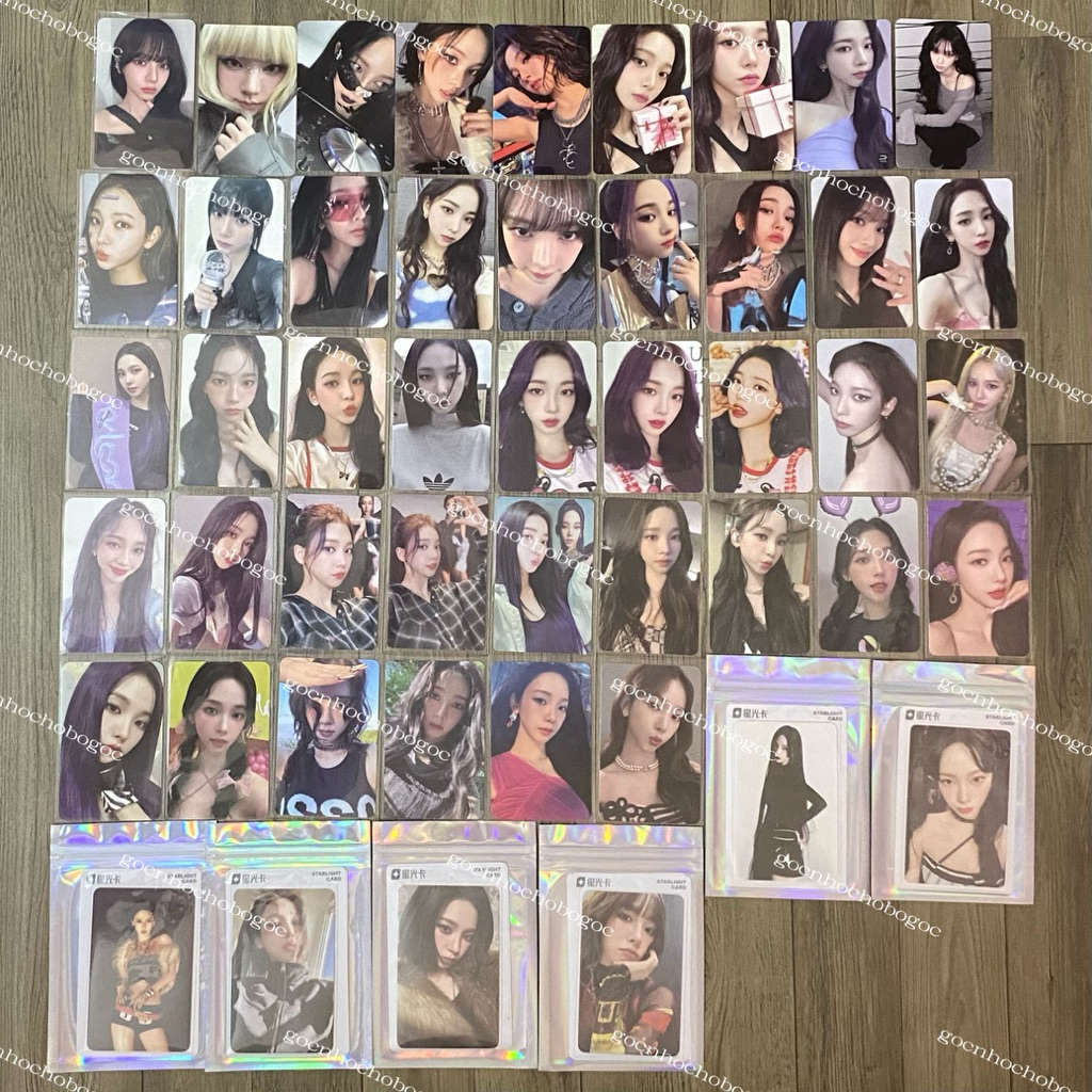 [Karina] Photocard thẻ ảnh bo góc AESPA Karina Ningning Giselle Winter