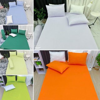  Ga lẻ và Bộ 4 món cho nệm từ 5 đến 15cm Thun Lạnh Lụa Ý Màu Trơn Nhận may size theo yêu cầu 