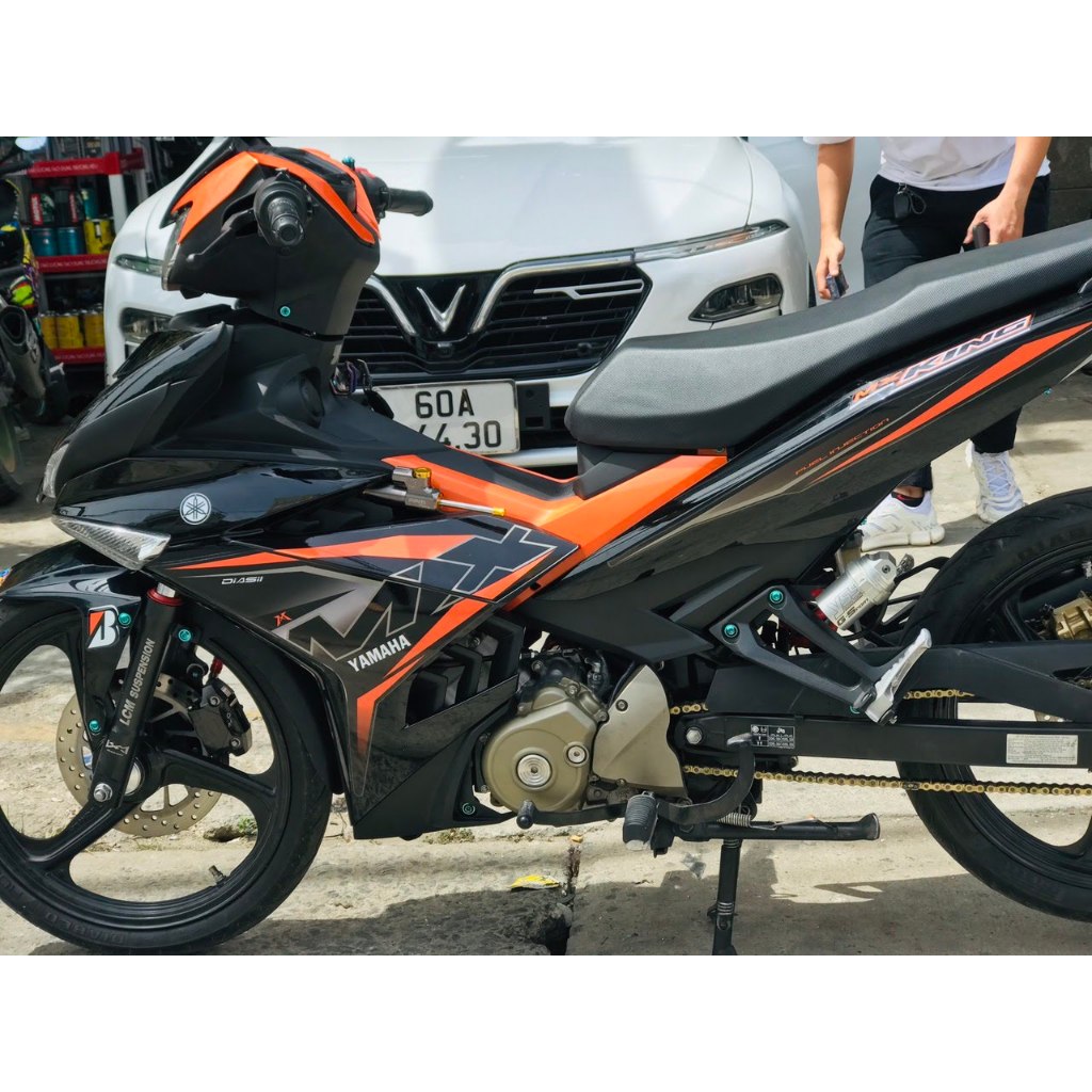 Tem exciter 150 mx king cam đen