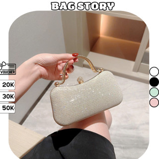Túi xách nữ đeo chéo nhũ kim tuyến lấp lánh túi xách quai xách đính đá đeo vai sang chảnh đi chơi đi tiệc QC TX-70