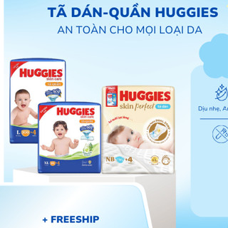 (MẪU MỚI) BỈM HUGGIES TÃ QUẦN VÀ DÁN NB70/S80 M74 /L68/XL62/XXL56/XL84/L104