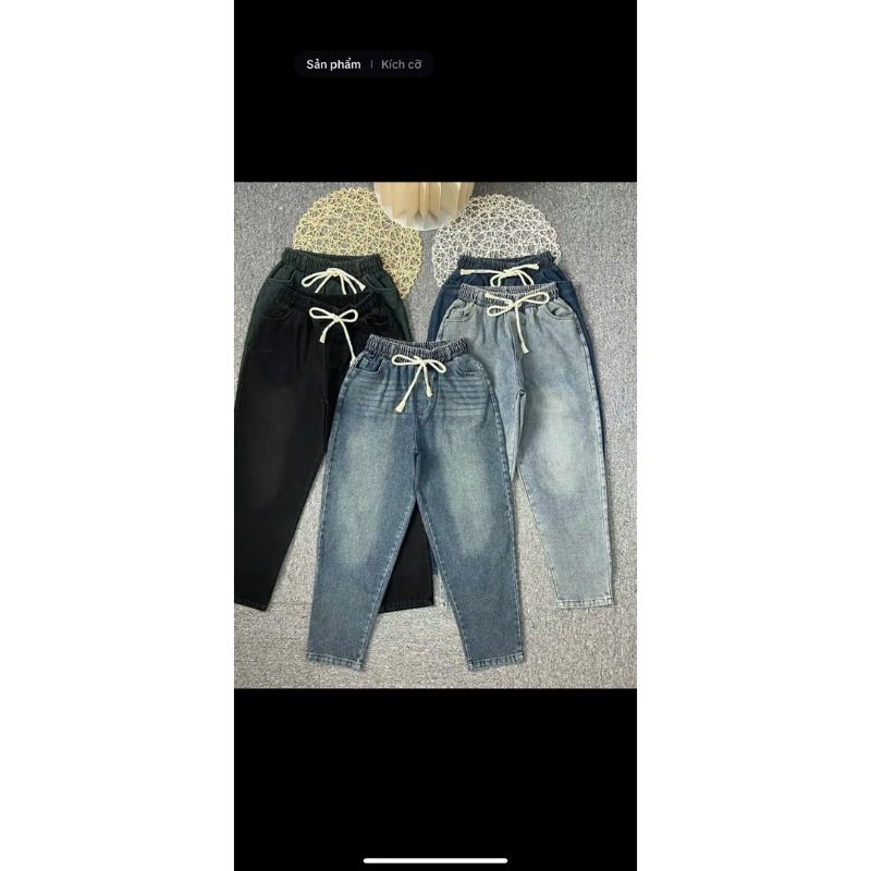 Quần jean baggy nữ hàng qc