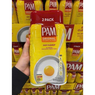  Set 2 chai dầu PAM 12 oz   ~ 1200 lần xịt     chai mới   Dầu Ăn Kiêng 0 calories Dạng Xịt hạt cải Pam original 12 oz. 