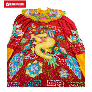  Áo Bà loại Áo mặc Rồng Kết Nổi dành cho Tượng ngồi Chúa Xứ Tam Tòa Linh Sơn Thánh Mẫu kích thước từ 80cm đến 1m8 