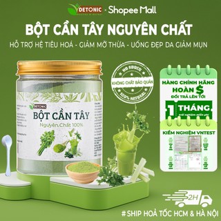  Bột cần tây nguyên chất DETONIC không pha trộn thức uống detox giảm cân cải thiện hệ tiêu hoá giúp đẹp da 