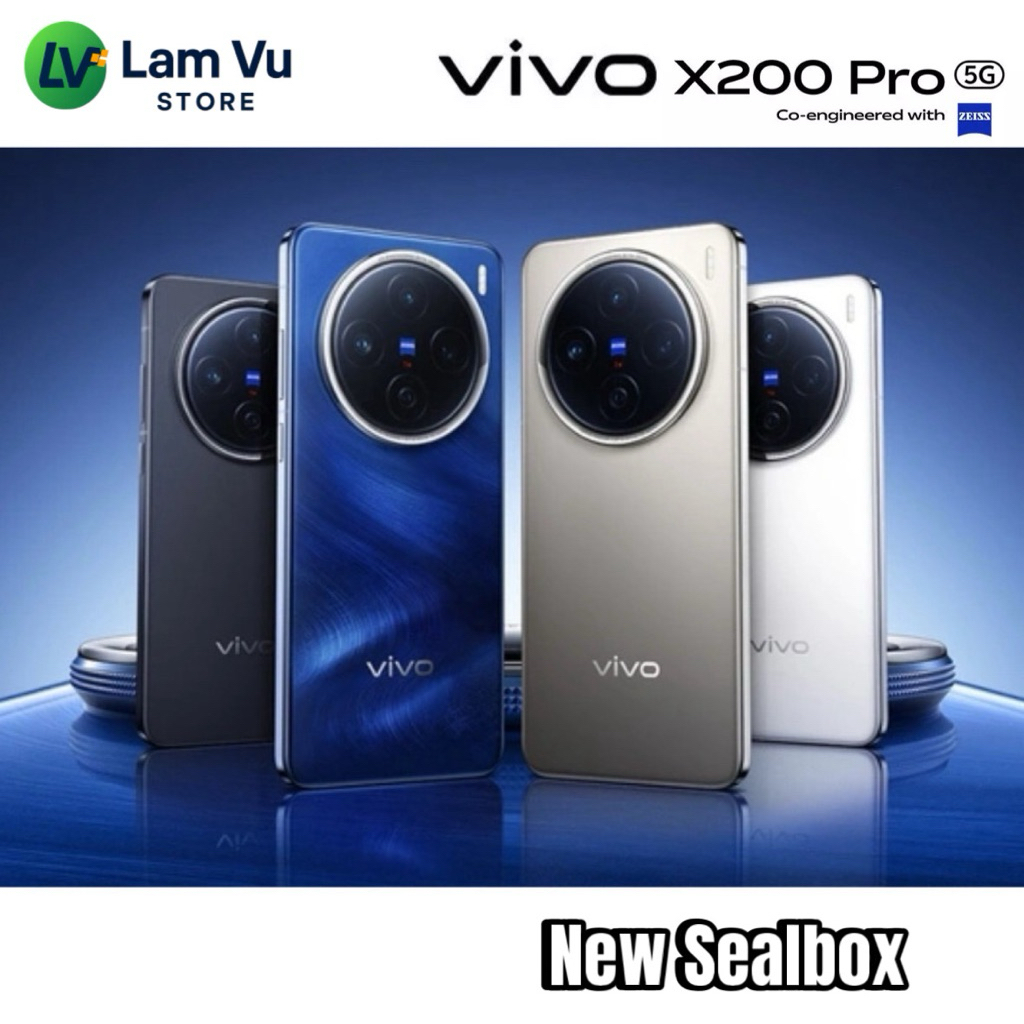  Điện thoại Vivo X200 Pro 5G bản nội địa Mới 100% nguyên sealbox Flagship chụp bá đạo đáng mua nhất 2025 