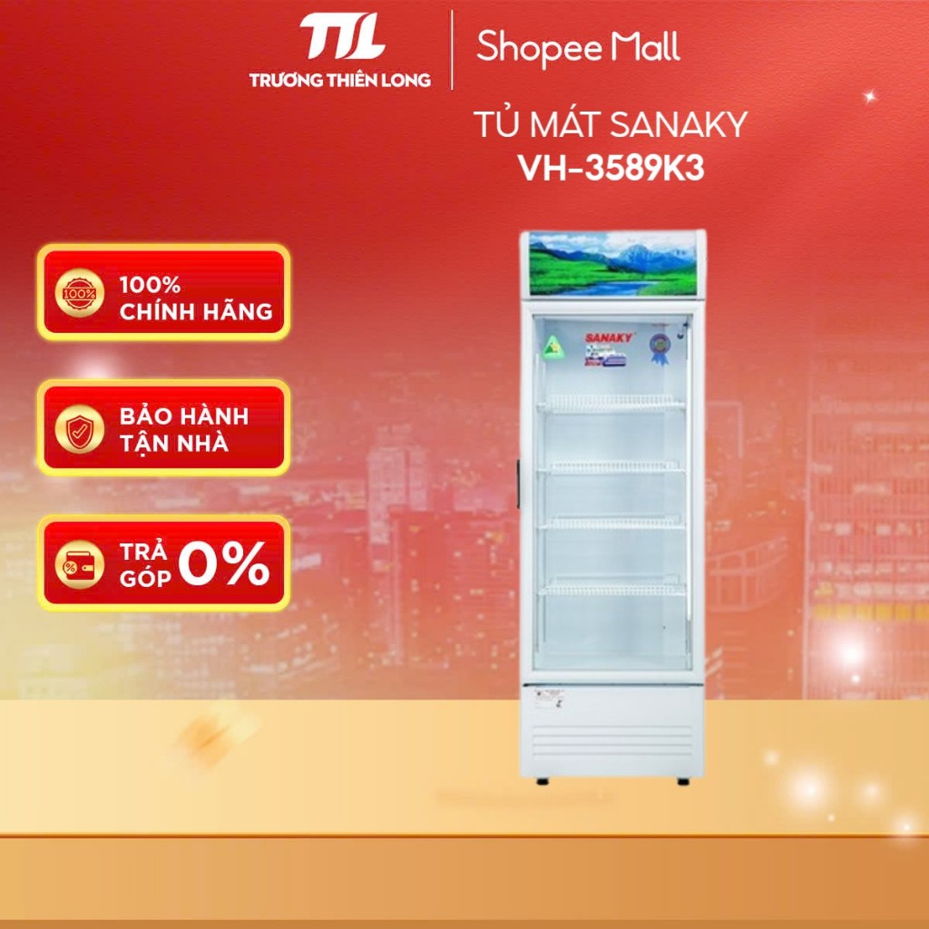 VH-3589K3 - Tủ Mát Sanaky Inverter 350 Lít VH-3589K3 [TOÀN QUỐC]