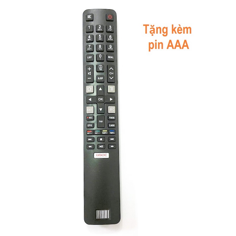 Remote Dùng Cho TV VTB Điều Khiển Tivi Smart Internet Karaoke Kèm Pin AAA