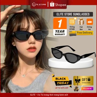 Kính râm Nam Nữ GM Acetate Rococo 01 mắt mèo cổ điển tròng kính mắt chống tia cực tím cao cấp,full box khăn thẻ tag mac